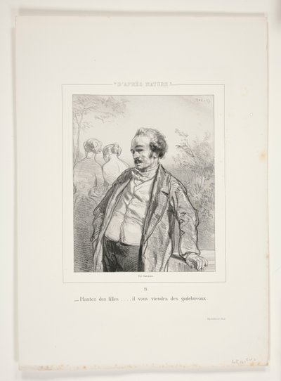 plante piger af Paul Gavarni