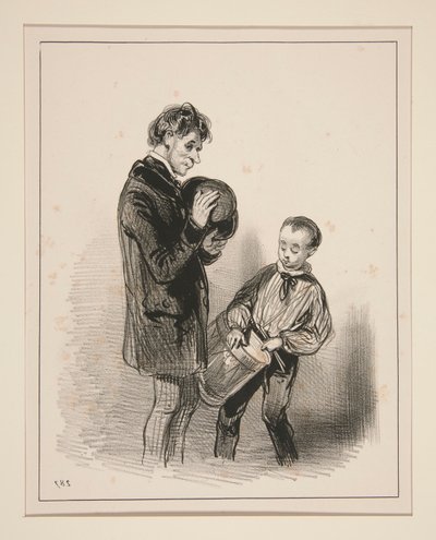 Hvor er du dum, Toinon af Paul Gavarni
