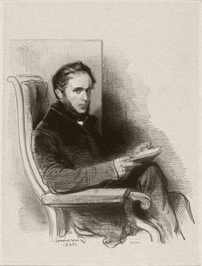 Raymond La Garrigue, 1842 af Paul Gavarni