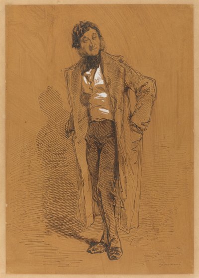 Stående mand af Paul Gavarni
