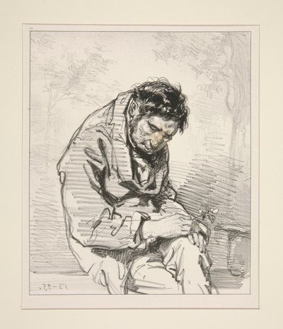 En elsker af muserne. af Paul Gavarni
