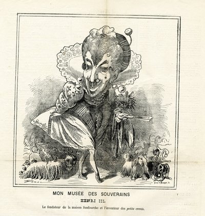 Illustration af Hadol (1835-1875) i Le Charivari af Paul Hadol