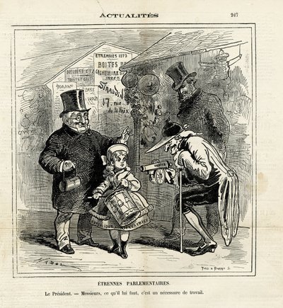 Illustration af Hadol (1835-1875) i Le Charivari af Paul Hadol