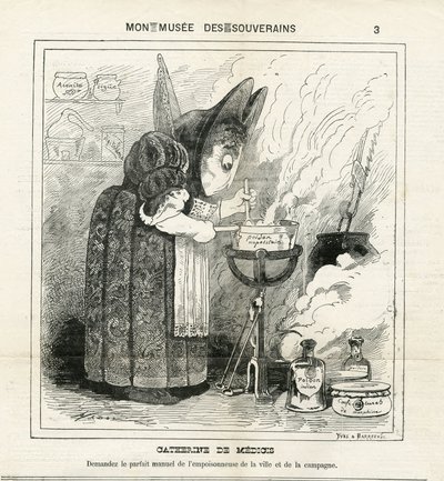 Illustration af Hadol (1835-1875) i The Charivari af Paul Hadol