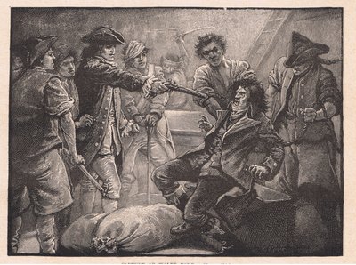 Fangst af Wolfe Tone AD 1798 af Paul Hardy