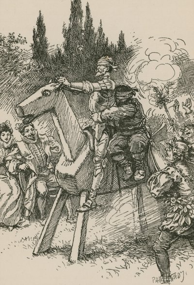Don Quixote... begyndte at dreje stiften af Paul Hardy