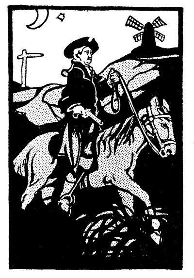 Highwayman (gravering) af Paul Hardy