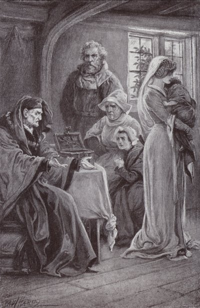 Illustration for The Cloister and The Hearth by Charles Readedani af Paul Hardy