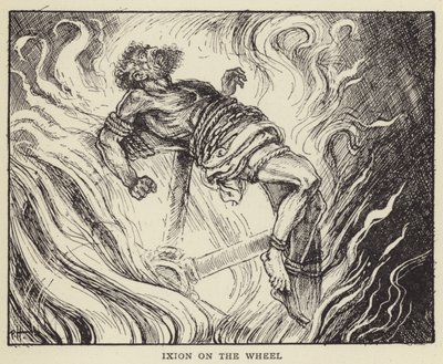 Ixion på hjulet af Paul Hardy