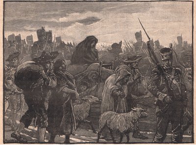 Wellingtons trækker sig tilbage fra Coimbra AD 1810 af Paul Hardy