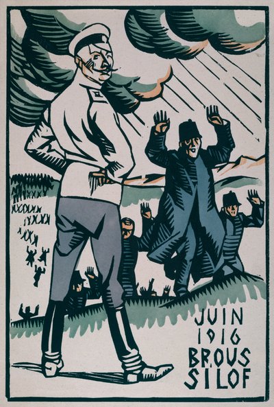 Brusilov-offensiven i juni 1916 af Paul Hermann