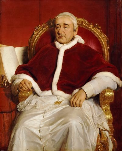 Portræt af pave Gregor XVI 1765-1846 af Paul Delaroche