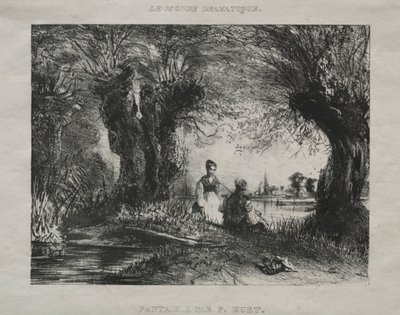Fantasy, 1836. af Paul Huet
