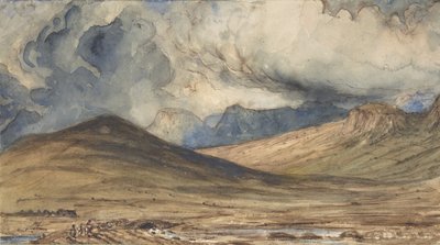 Auvergnes bjerge, 1831-33. af Paul Huet