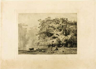 Tæt på Fontainebleau af Paul Huet