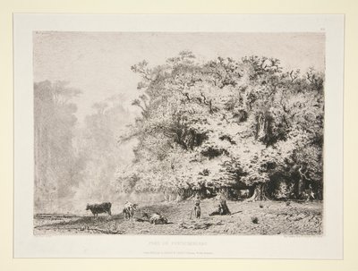 Skove nær Fontainebleau af Paul Huet