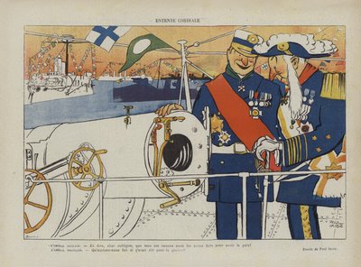 Hjertelig aftale. Illustration til Le Rire af Paul Iribe