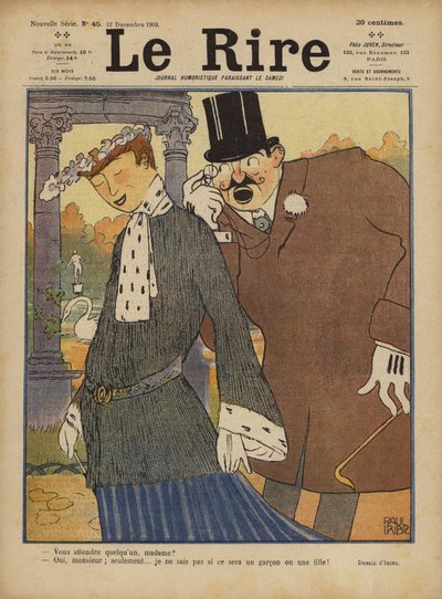 Illustration til Le Rire af Paul Iribe