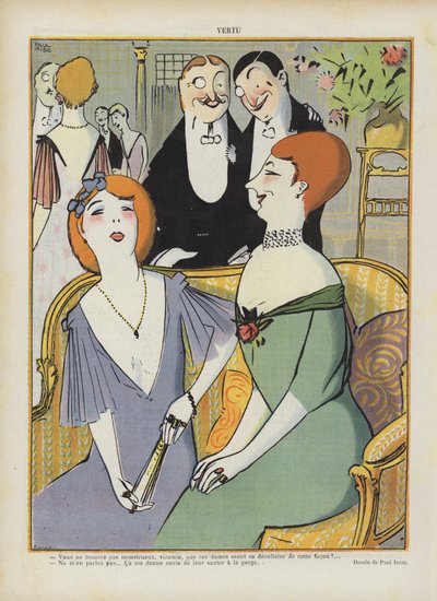 Illustration til Le Rire af Paul Iribe