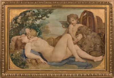 Cybele og Amphitrite, 1859. af Paul Jacques Aimé Baudry