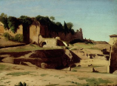 Det kejserlige palads på Palatin, Rom af Paul Jean Flandrin