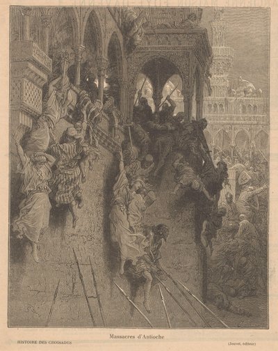 Val van Antiochie Massacres of Antioch (titel på objekt) af Paul Jonnard