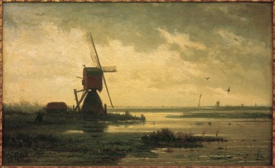 Polderlandschaft af Paul Joseph Constantin Gabriel