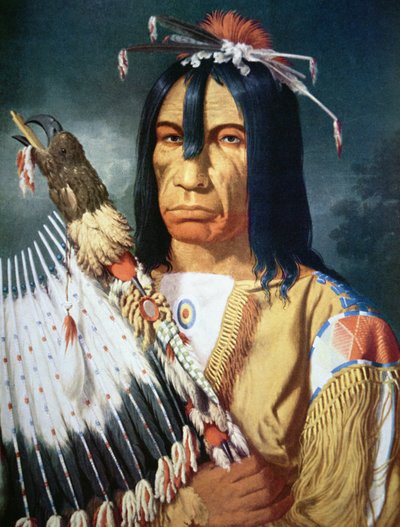 Indianerchef for Cree-folket i Canada af Paul Kane