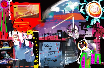 EscapeEstate, 2023 (digital kunst) af Paul Kempton