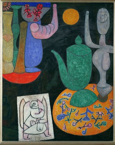Et stilleben (gouache) af Paul Klee