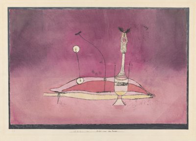 Et billede fra boudoiret, 1922. af Paul Klee