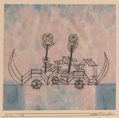 Gammel dampbåd af Paul Klee