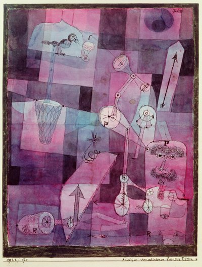 Analyse af forskellige perversiteter af Paul Klee