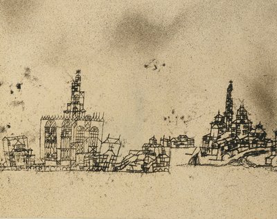 Oldtidsby ved vandet; Gammel by ved vandet af Paul Klee