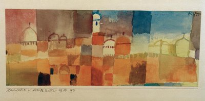 Udsigt over Kairuan af Paul Klee