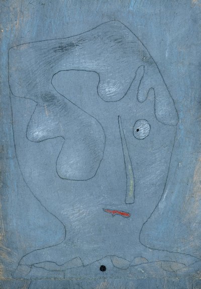 ængstelig baghold af Paul Klee