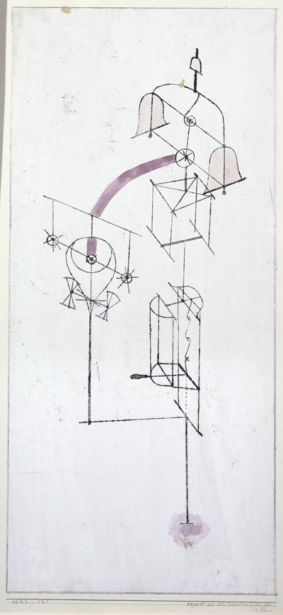 Apparatur fra konsultationsrummet hos Dr. Ph. af Paul Klee