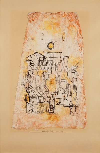 Arabisk by; arabisk by af Paul Klee