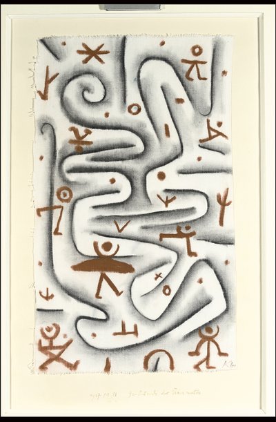 Område med højt humør; Gelande des Ubermutes af Paul Klee