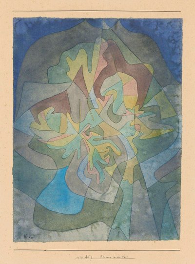 Blumen in der Vase Flowers in the Vase, 1929. af Paul Klee