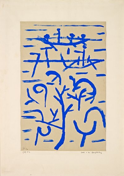 Boats in the flood Boats in the flood, 1937. af Paul Klee