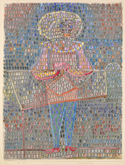 Dreng i fancy kjole af Paul Klee