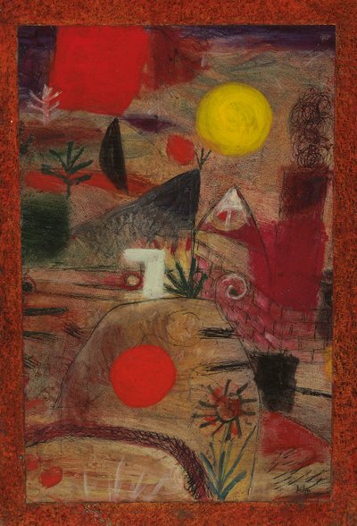 Fejring og Undergang; fest og efterår af Paul Klee