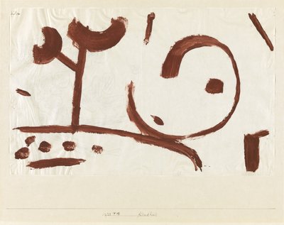 Barndom Spædbarn, 1938 af Paul Klee