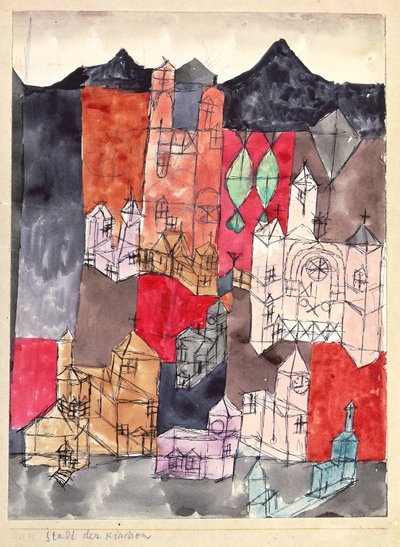 Kirkernes By af Paul Klee