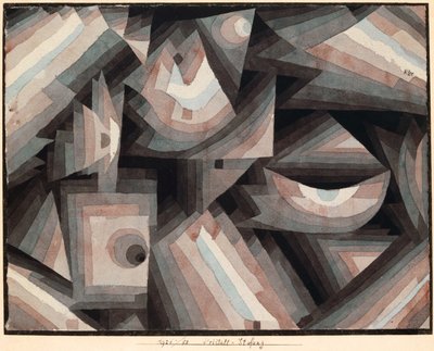Crystal Gradation, 1921. af Paul Klee