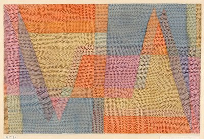Lyset og skarpheden. 1935, 102 (P 2) af Paul Klee