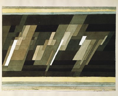 diagonale medier af Paul Klee