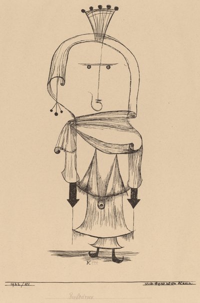 Heksen med en kam af Paul Klee