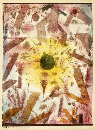 formørkelse; solformørkelse af Paul Klee